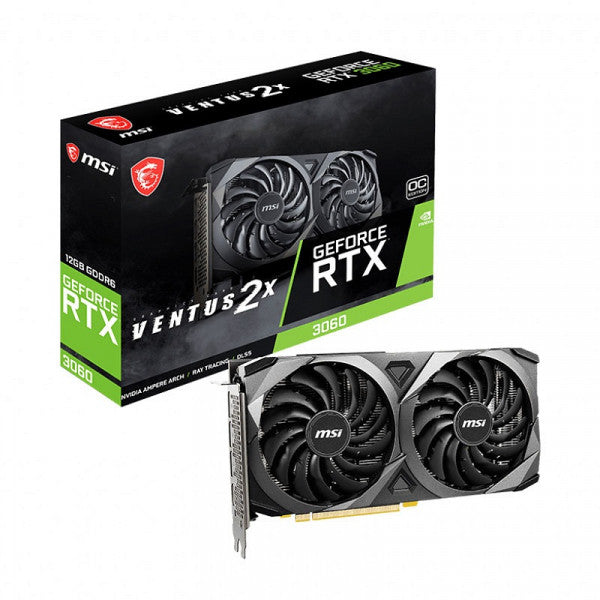 MSI GeForce RTX 3060 VENTUS 2X OC 12GB GDDR6 MSI GeForce RTX 3060 VENTUS 2X OC 12GB GDDR6